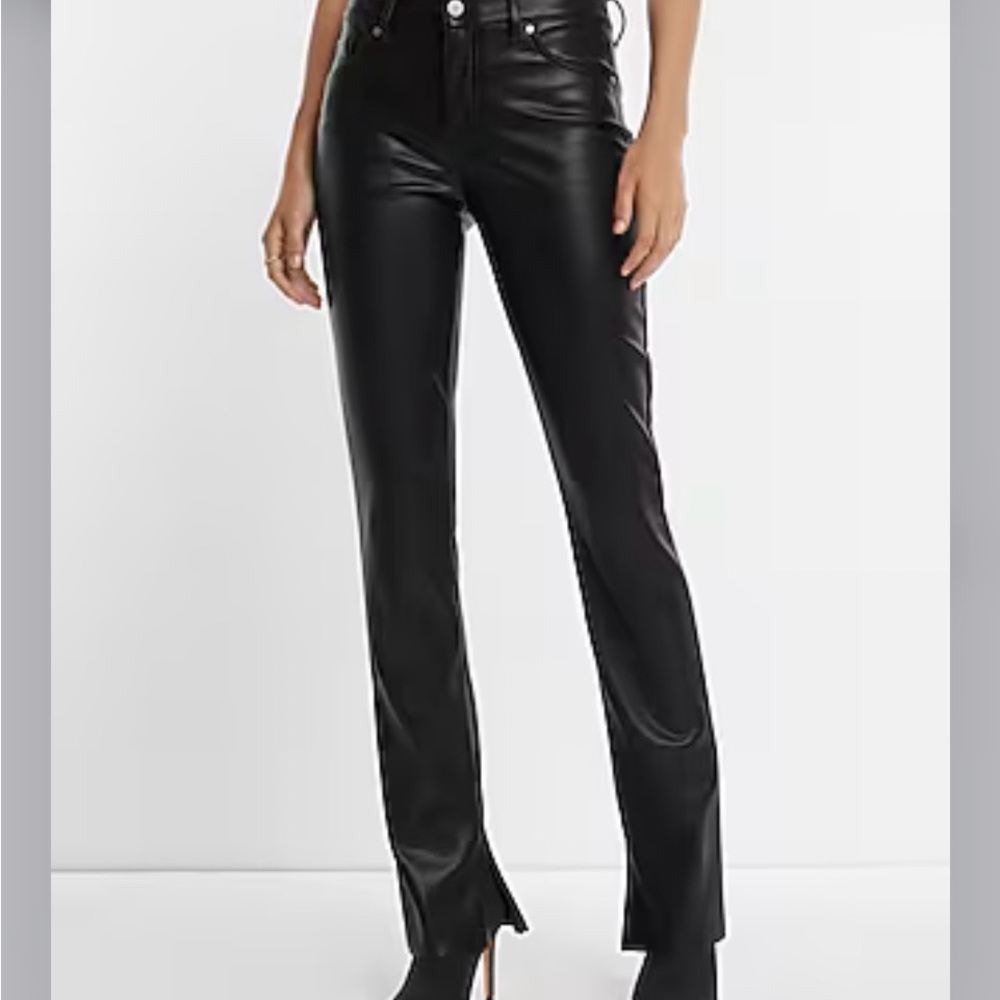 Express faux leather pant